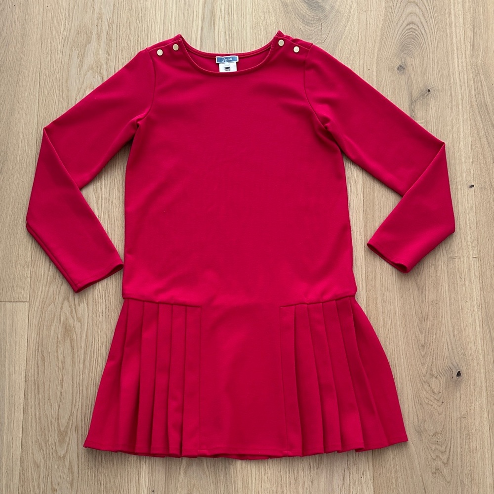 Jacadi Vibrant Dark Pink Dress Size 10A